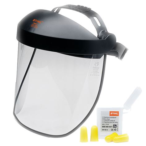 STIHL Προσωπίδα Ασφαλείας Διάφανη & προστασία ακοής 00008840255