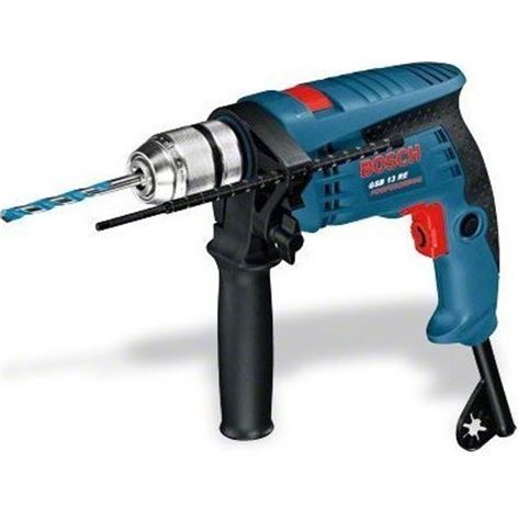 BOSCH GSB 13 RE Κρουστικό Δράπανο Με Εξαρτήματα και Πλαστική Θήκη 0601217103