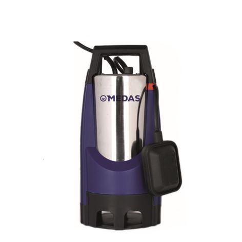 ELITE - MEDAS Αντλία λυμάτων με φλοτερ MW 1100 H INOX 308070