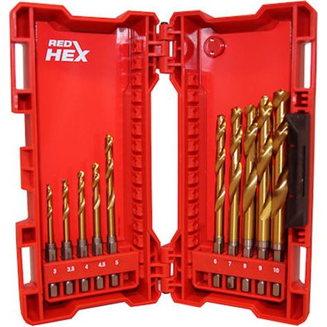 MILWAUKEE ΤΡΥΠΑΝΙΑ ΤΙΤΑΝΙΟΥ 1/4'' SET 10ΤΜΧ 48894759