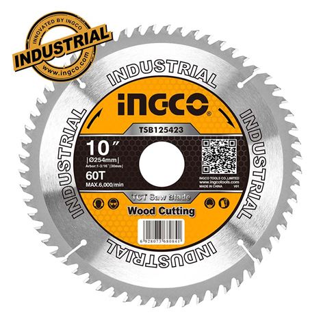 INGCO ΔΙΣΚΟΣ ΚΟΠΗΣ ΞΥΛΟΥ 254MM ΕΠΑΓΓΕΛΜΑΤΙΚΟΣ TSB125423