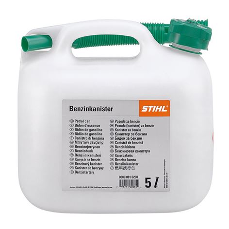 STIHL Μπιτόνι Βενζίνης 5 l, διαφανές