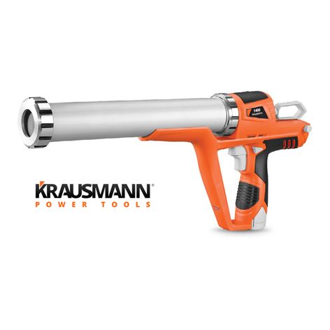 ΠΙΣΤΟΛΙ ΣΙΛΙΚΟΝΗΣ 300/600ML 12V Επαναφορτιζόμενo KRAUSMANN