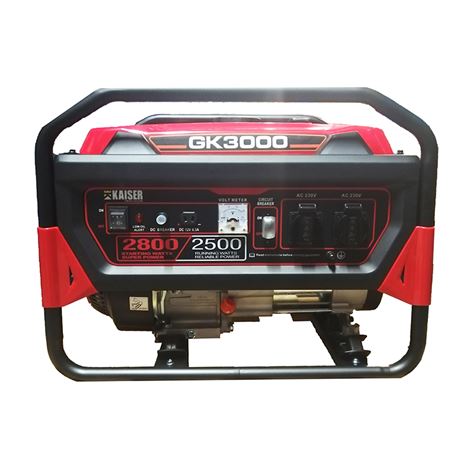 KAISER GK3000 Μονοφασική Γεννήτρια Βενζίνης 2.8kW + 6 ΑΤΟΚΕΣ ΔΟΣΕΙΣ
