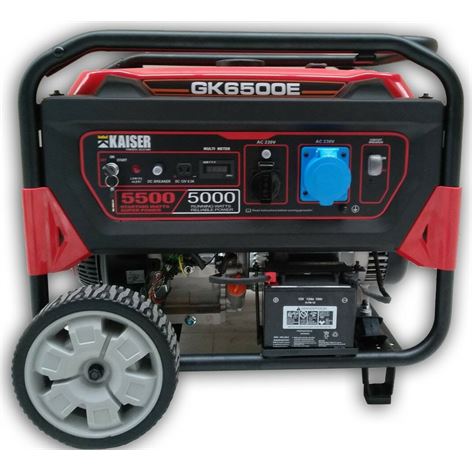 KAISER GK6500E ΜΟΝΟΦΑΣΙΚΗ ΓΕΝΝΗΤΡΙΑ 6.5 kVA ΜΕ ΜΙΖΑ