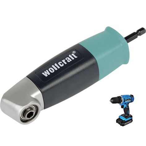 WOLFCRAFT ΓΩΝΙΑΚΟΣ ΑΝΤΑΠΤΟΡΑΣ ΒΙΔΟΛΟΓΟΥ 1/4" (4688000)