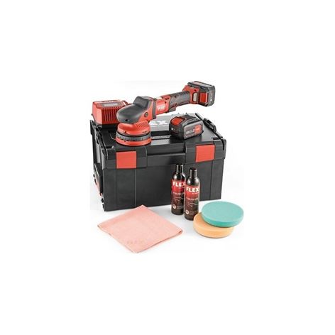 FLEX - DUAL XCE 8 125 18.0-EC P-SET Έκκεντρος Αλοιφαδόρος (2x5.0Ah) (461245)