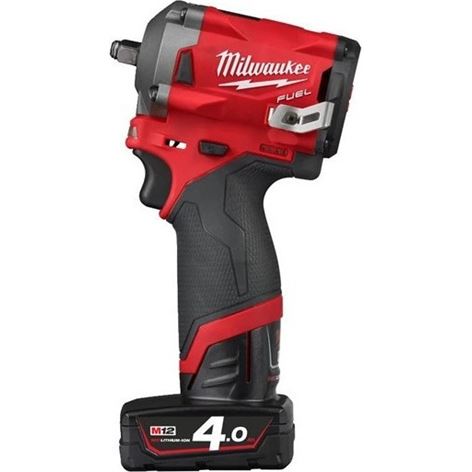 MILWAUKEE - M12 FIWF12-422X BRUSHLESS ΜΠΟΥΛΟΝΟΚΛΕΙΔΟ 12V 1x4Ah & 1x2Ah ΜΕ ΥΠΟΔΟΧΗ 3/8" (4933464613)