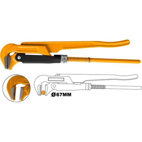 INGCO ΤΣΙΜΠΙΔΑ ΥΔΡΑΥΛΙΚΩΝ 2" 90Ο (HPW04021)