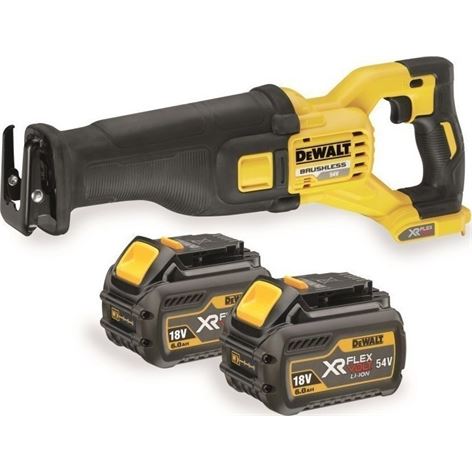 DEWALT ΣΕΓΑΤΣΑ 54V XR FLEXVOLT (2X6.0AH) (DCS388T2)