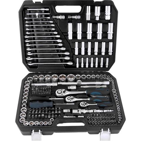 BORMANN PRO - BHT5220 ΚΑΡΥΔΑΚΙΑ 1/2'', 1/4'' & 3/8'' ΜΕ ΚΑΣΤΑΝΙΑ ΚΑΙ ΠΡΟΕΚΤΑΣΗ 215 ΤΜΧ ME MYTEΣ ΓΕΡΜ