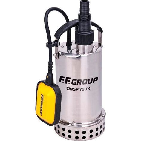 FF GROUP CWSP 750X ΑΝΤΛΙΑ ΥΠΟΒΡΥΧΙΑ ΟΜΒΡΙΩΝ ΥΔΑΤΩΝ ΑΝΟΞΕΙΔΩΤΗ ΜΕ ΦΛΟΤΕΡ 750W (43479)