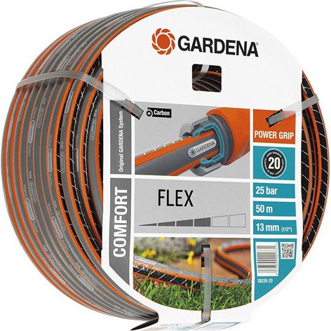 GARDENA ΛΑΣΤΙΧΟ ΠΟΤΙΣΜΑΤΟΣ FLEX COMFORT 1/2" 50m (18039-20)