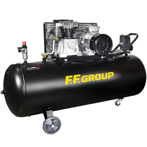 FF GROUP AC-B 100/3MC PRO ΑΕΡΟΣΥΜΠΙΕΣΤΗΣ ΕΠΑΓΓΕΛΜΑΤΙΚΟΣ ΜΕ ΙΜΑΝΤΑ 100LT (46027)+12 ΑΤΟΚΕΣ ΔΟΣΕΙΣ
