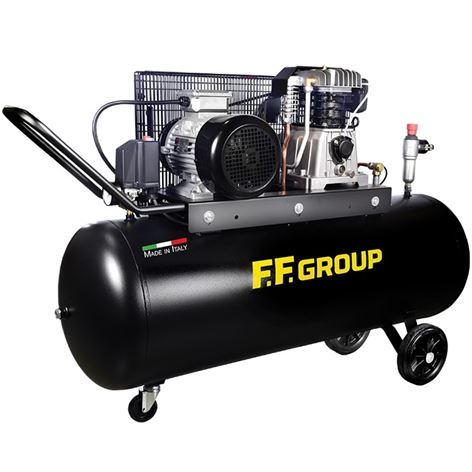 FF GROUP AC-B 200/5.5TC PRO ΑΕΡΟΣΥΜΠΙΕΣΤΗΣ ΕΠΑΓΓΕΛΜΑΤΙΚΟΣ ΜΕ ΙΜΑΝΤΑ 200LT (46029)+12 ΑΤΟΚΕΣ ΔΟΣΕΙΣ
