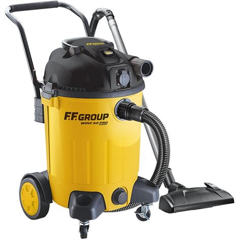 FF GROUP WDVC 60 PRO ΣΚΟΥΠΑ ΥΓΡΩΝ ΚΑΙ ΣΤΕΡΕΩΝ ΗΛΕΚΤΡΙΚΗ 1200W 60LT (43503)