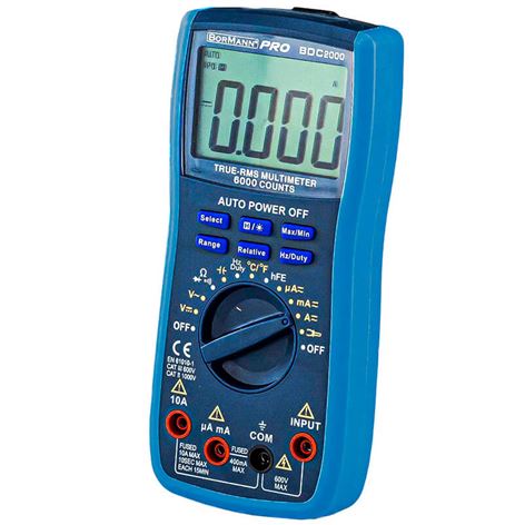 BORMANN PRO BDC2000 ΠΟΛΥΜΕΤΡΟ ΨΗΦΙΑΚΟ AC/DC 600V (028437)