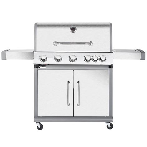 BORMANN BBQ5100 ΨΗΣΤΑΡΙΑ ΥΓΡΑΕΡΙΟΥ 5+1 ΕΣΤΙΩΝ ΜΕ ΜΑΝΤΕΜΕΝΙΑ ΣΧΑΡΑ LUXURY TYPE (032694)