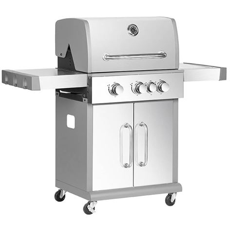 BORMANN BBQ5040 ΨΗΣΤΑΡΙΑ ΥΓΡΑΕΡΙΟΥ 3+1 ΕΣΤΙΩΝ ΜΕ ΜΑΝΤΕΜΕΝΙΑ ΣΧΑΡΑ LUXURY TYPE (033103)
