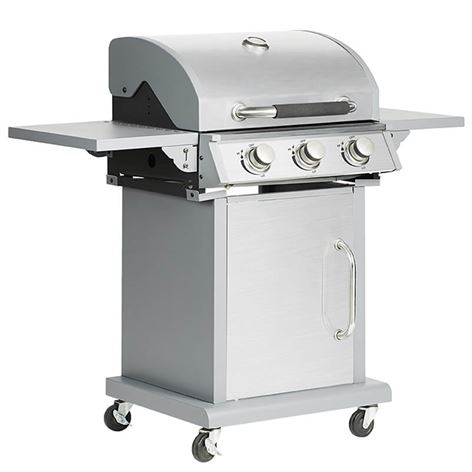 BORMANN ELITE BBQ5030 ΨΗΣΤΑΡΙΑ ΥΓΡΑΕΡΙΟΥ 3 ΕΣΤΙΩΝ ΜΕ ΜΑΝΤΕΜΕΝΙΑ ΠΛΑΚΑ LUXURY TYPE (033110)