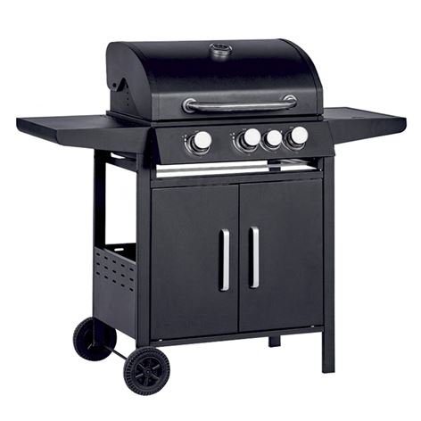 BORMANN BBQ3100 ΨΗΣΤΑΡΙΑ ΥΓΡΑΕΡΙΟΥ 3+1 ΕΣΤΙΩΝ ΜΕ ΜΑΝΤΕΜΕΝΙΑ ΣΧΑΡΑ (015413)