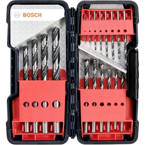 BOSCH ΣΕΤ ΕΛΙΚΟΕΙΔΩΝ ΤΡΥΠΑΝΙΩΝ ΜΕΤΑΛΛΟΥ HSS PointTeQ Toughbox 18τμχ (2608577350)