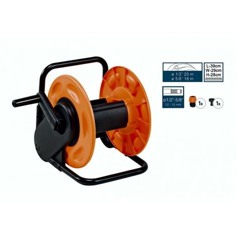 GF ΚΑΡΟΥΛΙ ΛΑΣΤΙΧΟΥ "MINI CONCEPT" ΚΑΘΙΣΤΟ ΧΩΡΗΤΙΚΟΤΗΤΑ ΕΩΣ 20Μ ΛΑΣΤΙΧΟ 1/2" (GF8000-5838)