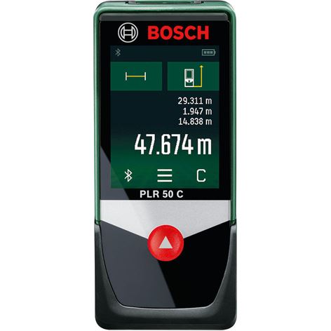 BOSCH - PLR 50C ΨΗΦΙΑΚΟΣ ΜΕΤΡΗΤΗΣ ΑΠΟΣΤΑΣΕΩΝ ΜΕ ΛΕΙΖΕΡ ΚΑΙ ΟΘΟΝΗ ΑΦΗΣ (0603672201)