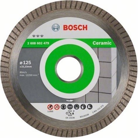 BOSCH ΔΙΑΜΑΝΤΟΔΙΣΚΟΣ ΚΟΠΗΣ CERAMIC EXTRA CLEAN TURBO 125mm 1τμχ (2608602479)