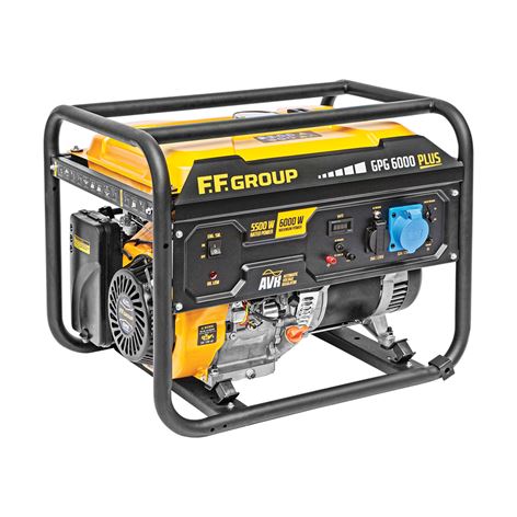 FF GROUP ΓΕΝΝΗΤΡΙΑ ΒΕΝΖΙΝΗΣ GPG 6000 PLUS (46094)+6 ΑΤΟΚΕΣ ΔΟΣΕΙΣ