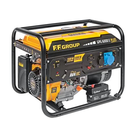 FF GROUP ΓΕΝΝΗΤΡΙΑ ΒΕΝΖΙΝΗΣ GPG 6000E PLUS (46095)+6 ΑΤΟΚΕΣ ΔΟΣΕΙΣ