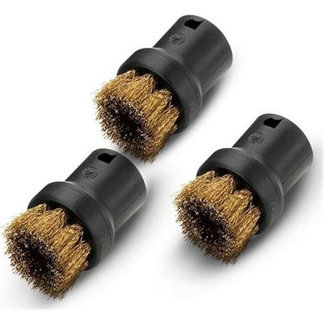 KARCHER ΣΕΤ ΣΤΡΟΓΓΥΛΗΣ ΒΟΥΡΤΣΑΣ ΜΕ ΜΕΤΑΛΛΙΚΕΣ ΤΡΙΧΕΣ (2.863-061.0)