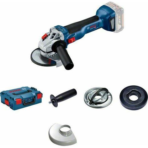 BOSCH GWS 18V-10 ΓΩΝΙΑΚΟΣ ΤΡΟΧΟΣ ΜΠΑΤΑΡΙΑΣ 18V Li-Ion ΣΕ L-BΟΧΧ (SOLO)