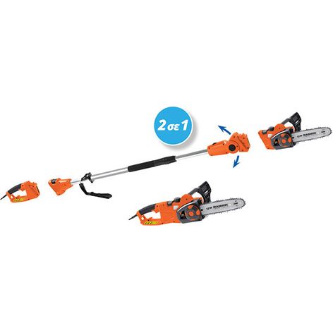 KRAUSMANN ΑΛΥΣΟΠΡΙΟΝΟ ΚΑΙ ΚΟΝΤΑΡΟΠΡΙΟΝΟ 2 ΣΕ 1 750W 63114-(3360)