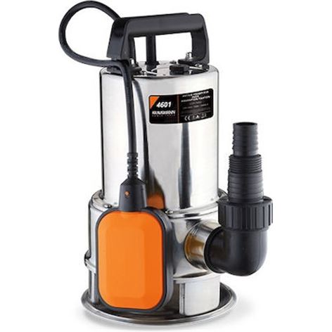 KRAUSMANN ΥΠΟΒΡΥΧΙΑ ΑΝΤΛΙΑ INOX ΑΚΑΘΑΡΤΩΝ ΥΔΑΤΩΝ 750W (4601)