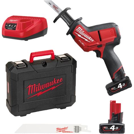 MILWAUKEE M12 CHZ-402C ΣΠΑΘΟΣΕΓΑ 2x4.0Ah (4933446950)+3 ΑΤΟΚΕΣ ΔΟΣΕΙΣ