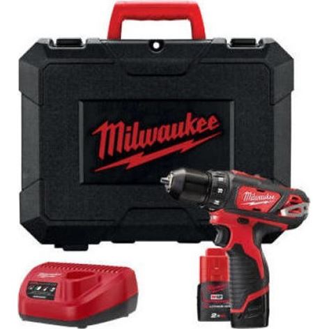 MILWAUKEE M12 BDD-202C ΔΡΑΠΑΝΟΚΑΤΣΑΒΙΔΟ 2 ΤΑΧΥΤΗΤΩΝ 2x2.0Ah (4933441915)+6 ΑΤΟΚΕΣ ΔΟΣΕΙΣ