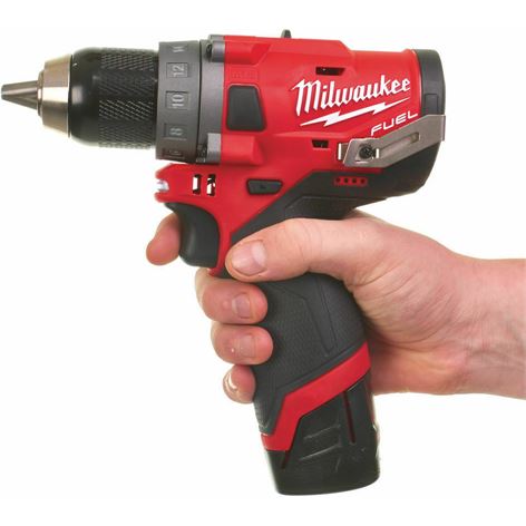 MILWAUKEE  M12 FDD-202X ΔΡΑΠΑΝΟΚΑΤΣΑΒΙΔΟ ΜΠΑΤΑΡΙΑΣ 2x2.0Ah (4933459816)+6 ΑΤΟΚΕΣ ΔΟΣΕΙΣ