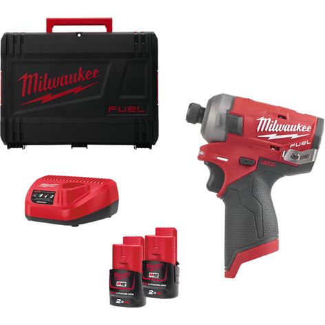MILWAUKEE M12 FQID-202X ΥΔΡΑΥΛΙΚΟ ΠΑΛΜΙΚΟ ΚΑΤΣΑΒΙΔΙ 1/4" 10.8V 2x2.0Ah (4933464973)