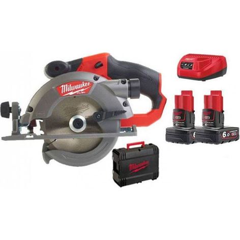 MILWAUKEE M12 CCS44-602X ΔΙΣΚΟΠΡΙΟΝΟ 12V 2x6.0Ah (4933451512)+6 ΑΤΟΚΕΣ ΔΟΣΕΙΣ