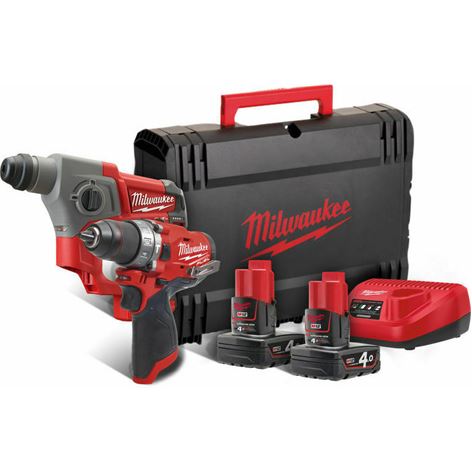 MILWAUKEE M12 FPP2B-402X FUEL POWERPACK HAMMER+6 ΑΤΟΚΕΣ ΔΟΣΕΙΣ