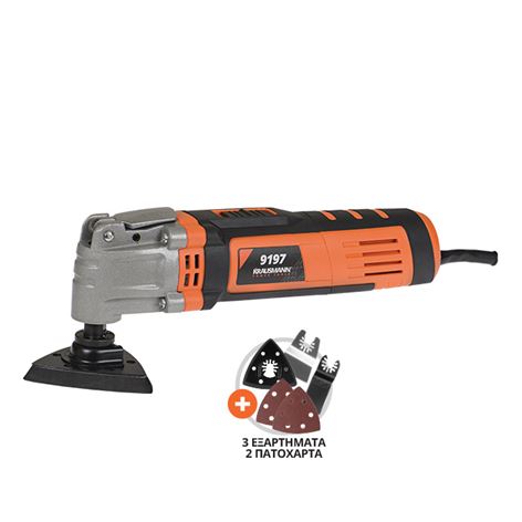KRAUSMANN MULTI ΠΟΛΥΕΡΓΑΛΕΙΟ (ΞΥΣΤΡΑ-ΤΡΙΒΕΙΟ-ΚΟΦΤΗΣ) 400W 9197