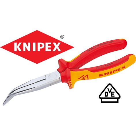 KNIPEX ΜΥΤΟΤΣΙΜΠΙΔΟ ΚΥΡΤΟ ΗΛΕΚΤΡΟΛΟΓΟΥ 200mm (2626200)