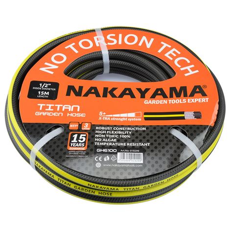 NAKAYAMA ΛΑΣΤΙΧΟ TITAN 3 ΕΠΙΣΤΡΩΣΕΙΣ 15Μ 1/2'' GH6100 (019299)