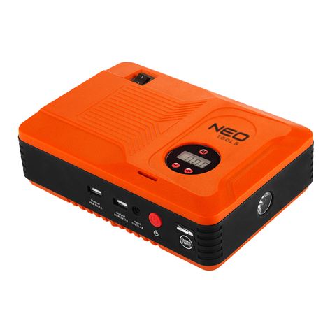 NEO TOOLS Εκκινητής- Powerbank & Αεροσυμπιεστής 12V (11-997)