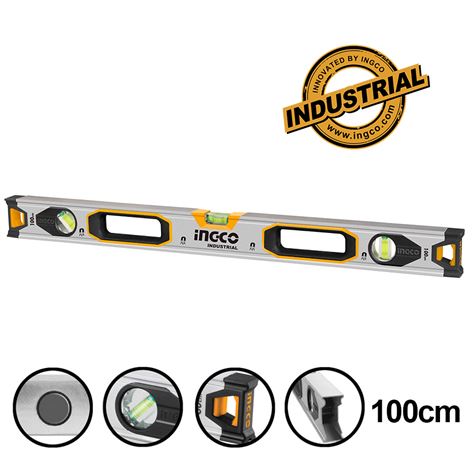 INGCO Επαγγελματικό Αλφάδι Μαγνητικό 100cm (HSL38100M)