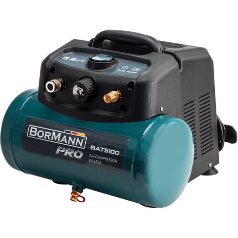 BORMANN ΑΕΡΟΣΥΜΠΙΕΣΤΗΣ OIL-LESS 1.5Hp/6Lt BAT5100 (035541)