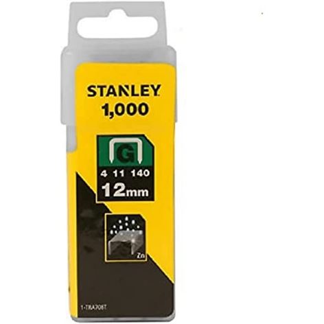 Stanley Δίχαλο 12mm 4/11/140 τυπού G για καρφωτικά (1-TRA708T)