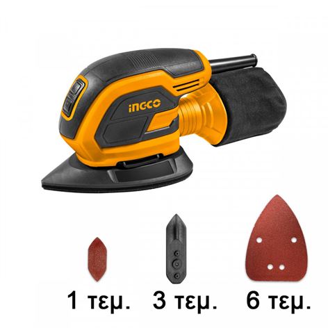 INGCO Παλμικό Τριβείο Χούφτας Τριγωνικό 65W (MS6505)