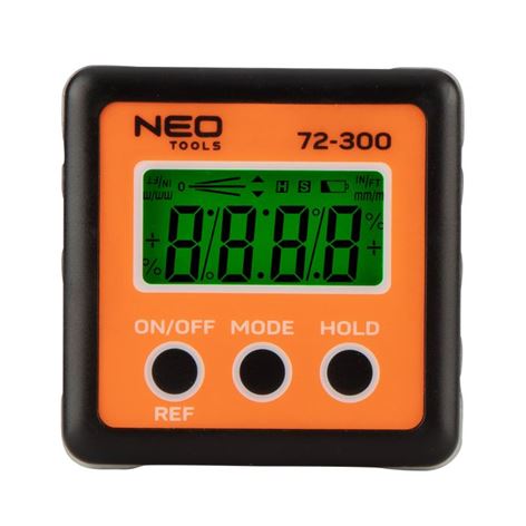 NEO TOOLS Μετρητής κλίσεων ψηφιακός 72-300